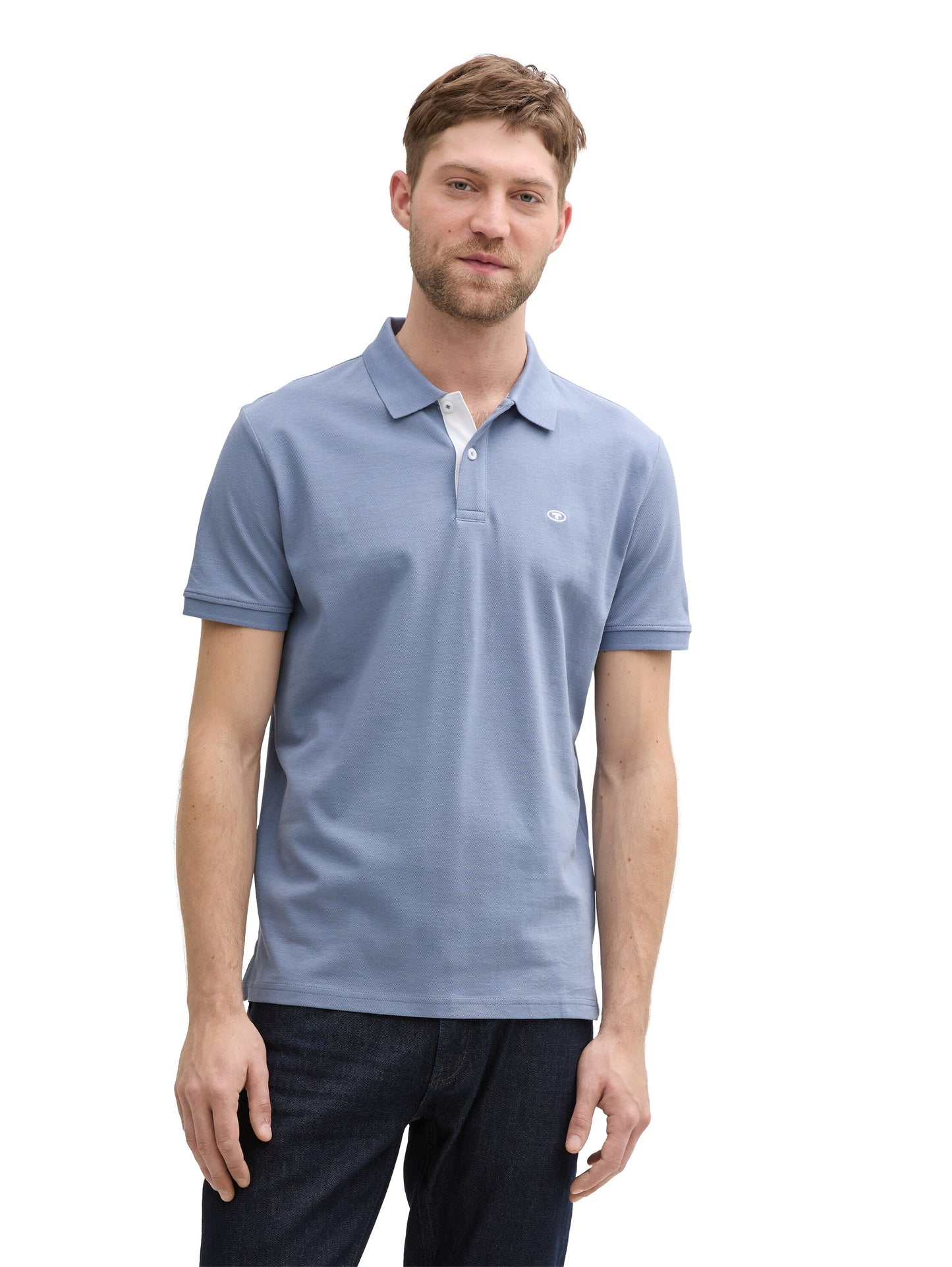 basic polo with contrast - 1031006