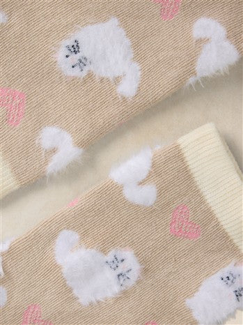 FLUFFY CAT ANKLE SOCK - 446845