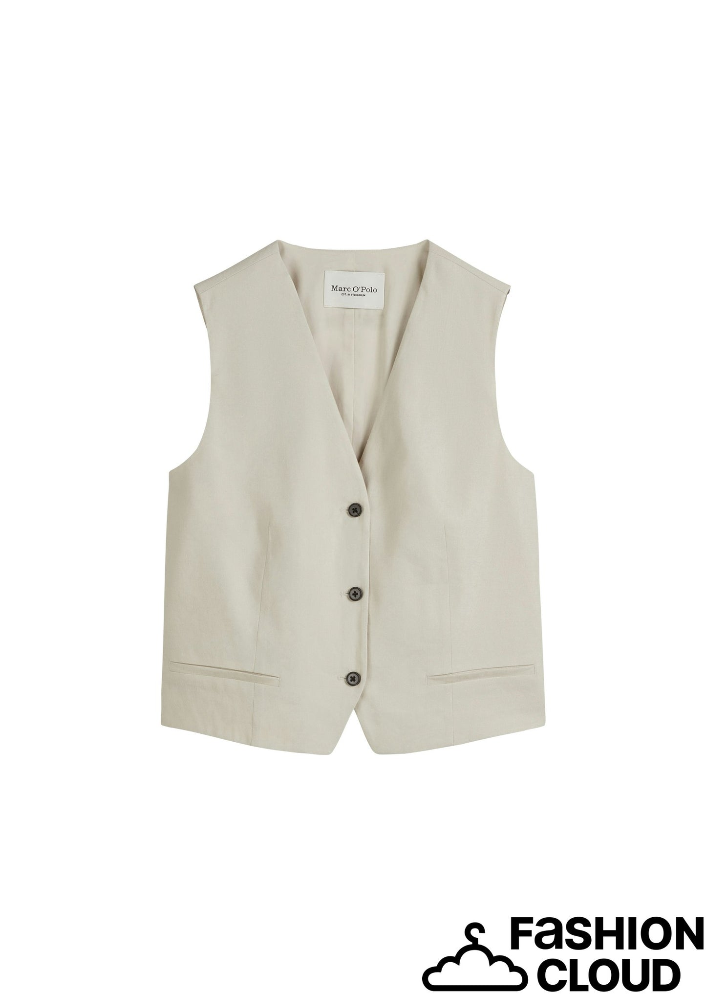 Woven Vest, gilet style, tailored l - 504095281007