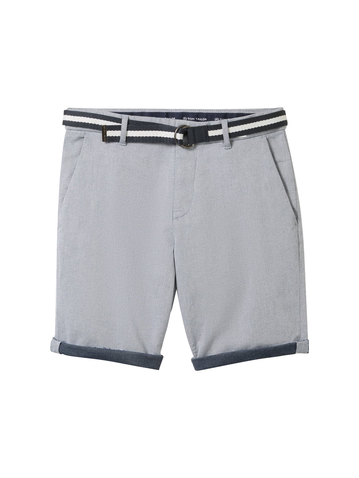 slim chino shorts with belt - 1040224