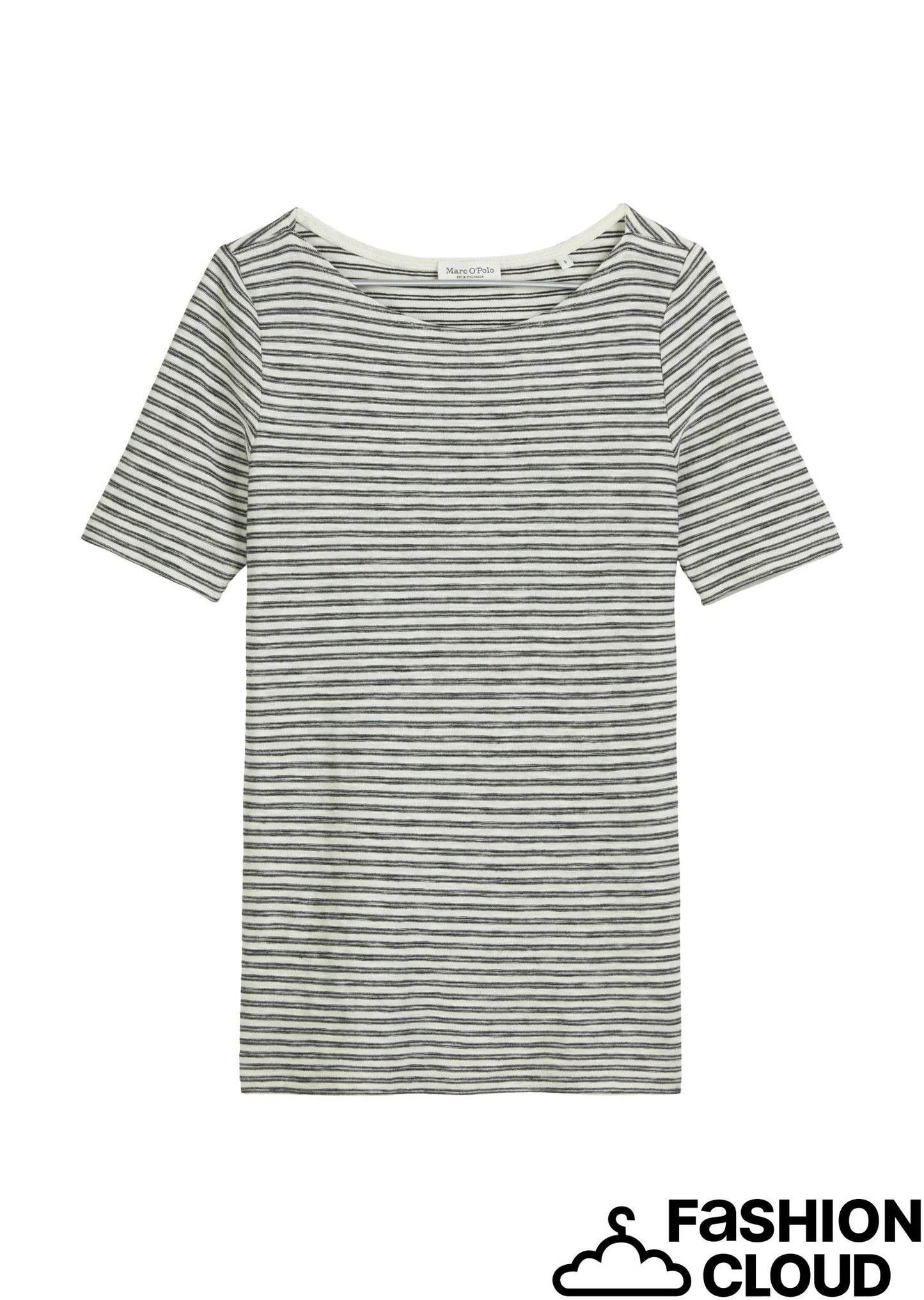 T-shirt, short sleeve, boat neck, s - 504219651333