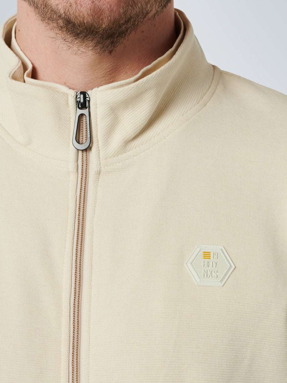 Sweater Full Zip Double High Neck S - 15100218