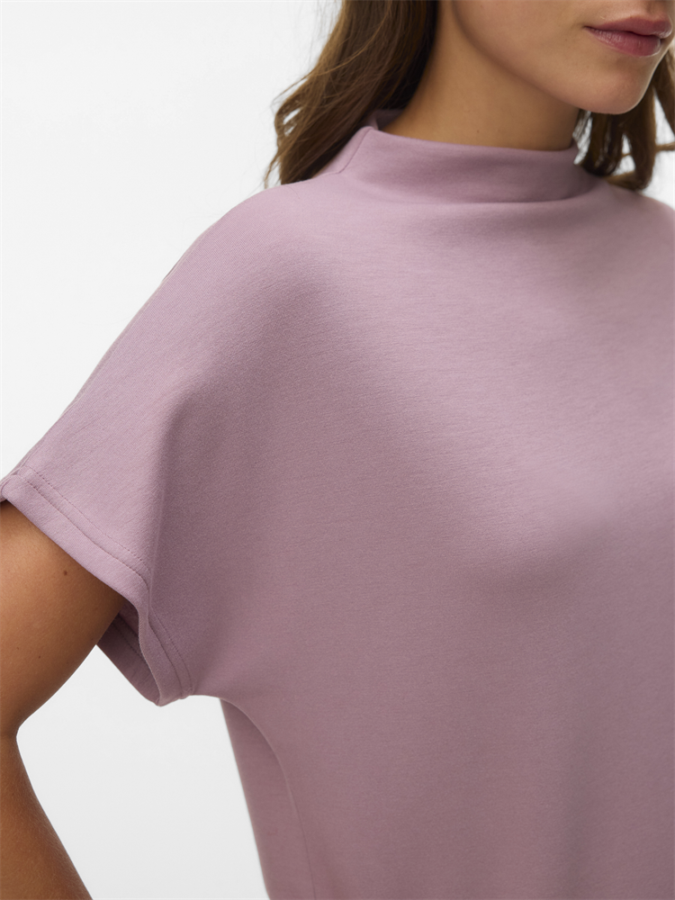 VMHALI SS FUNNEL NECK TOP JRS - 10348673
