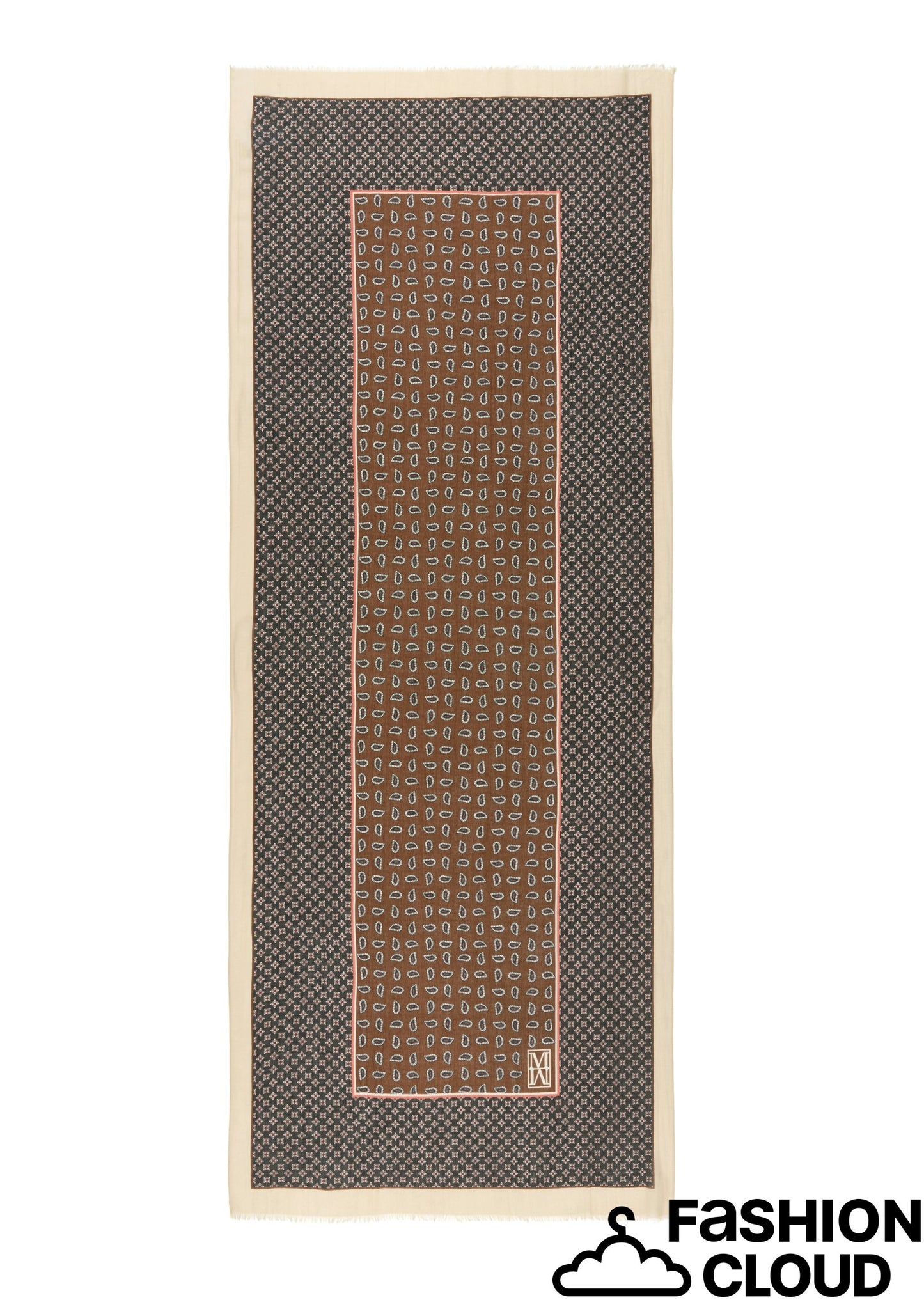 Scarf, woven, cotton-modal, various - 508819502057