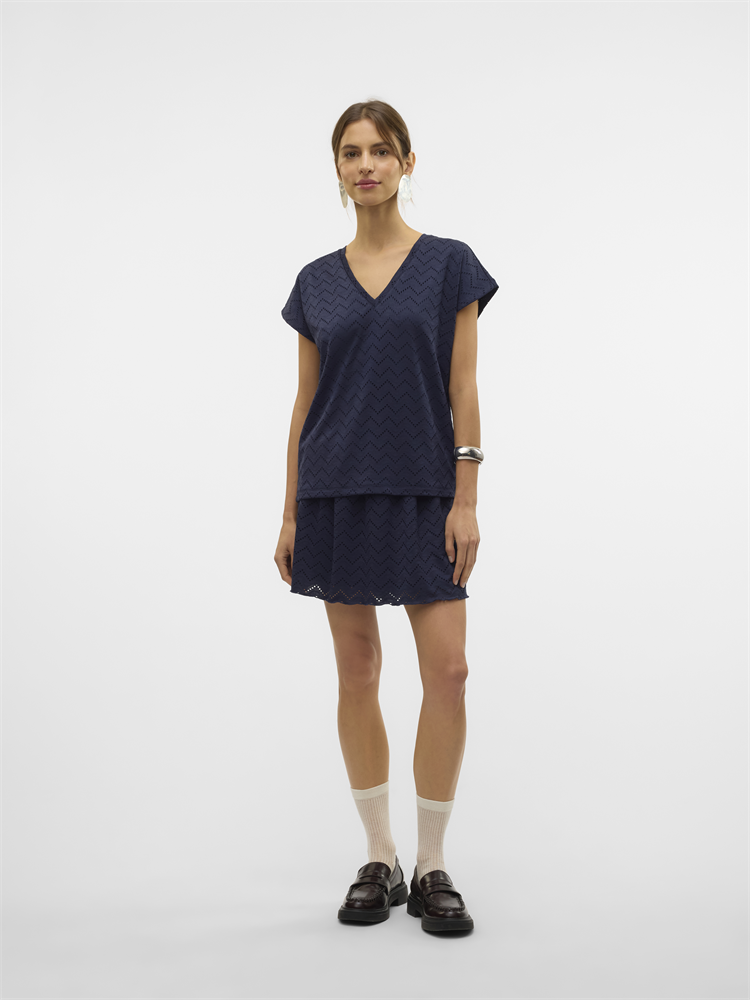 VMTHAS SS V-NECK TOP JRS GA VO - 10328120