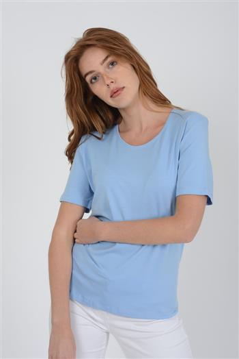 Da. T-Shirt Rundhals - 31960