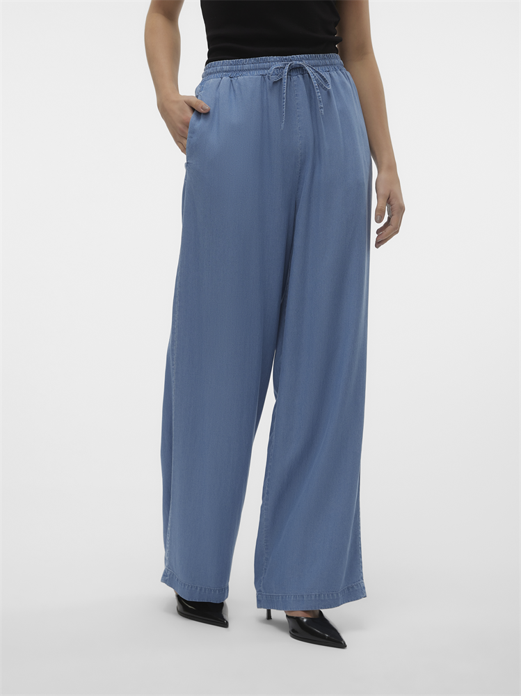 VMBREE HW LONG LOOSE TENCEL PANTS G - 10304898