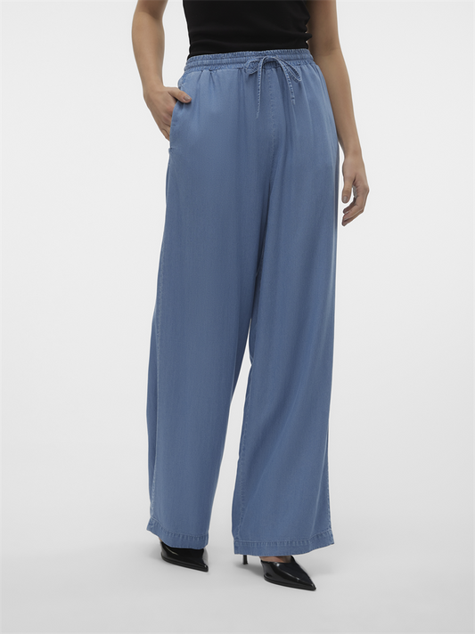 VMBREE HW LONG LOOSE TENCEL PANTS G - 10304898