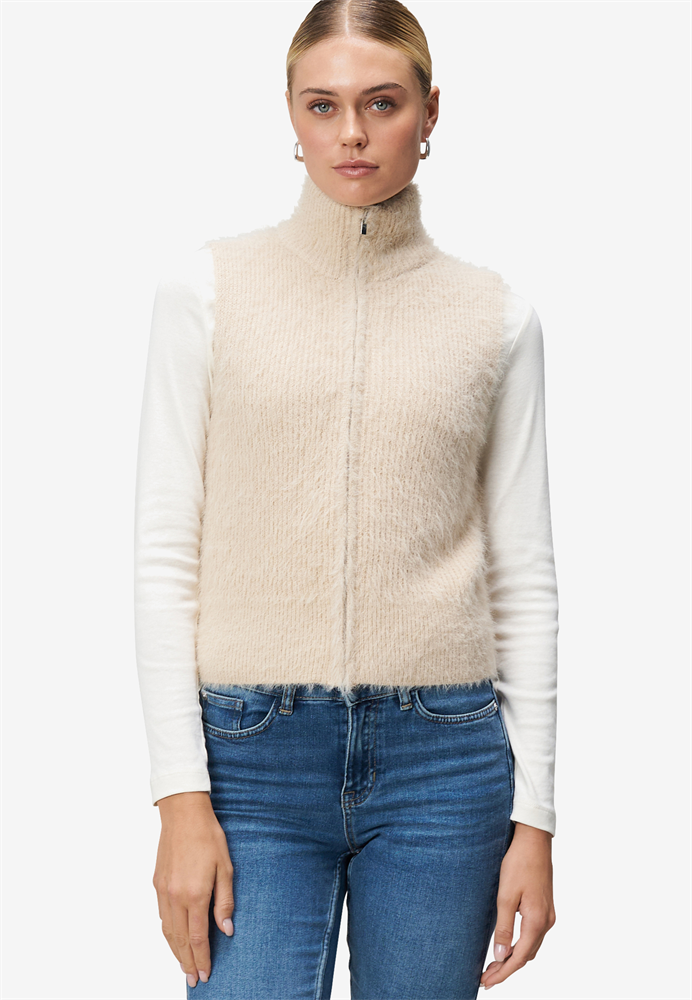 Strickjacke Kurz ohne Arm - 110-10002465