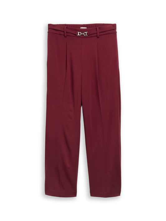 cropped straight leg pants - 1052971