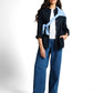 blouse shirt with linen - 1050608