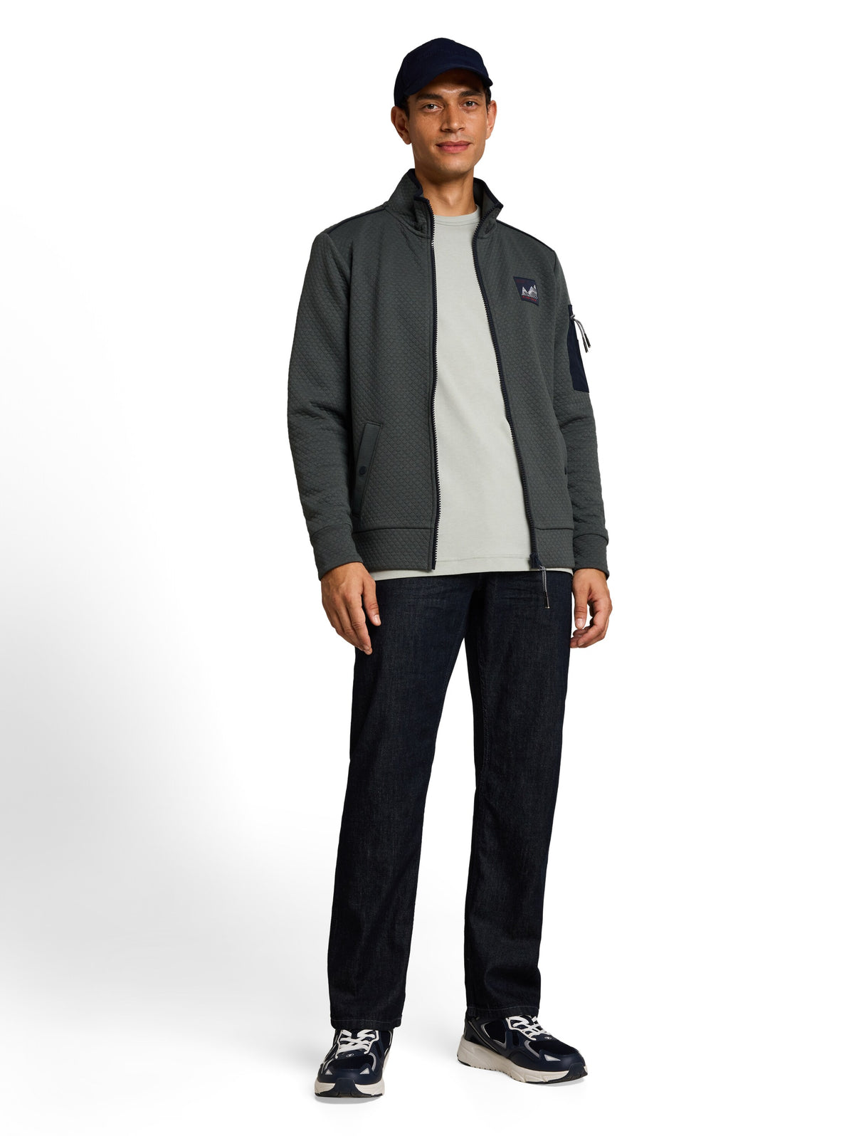 structured stand-up jacket - 1052684