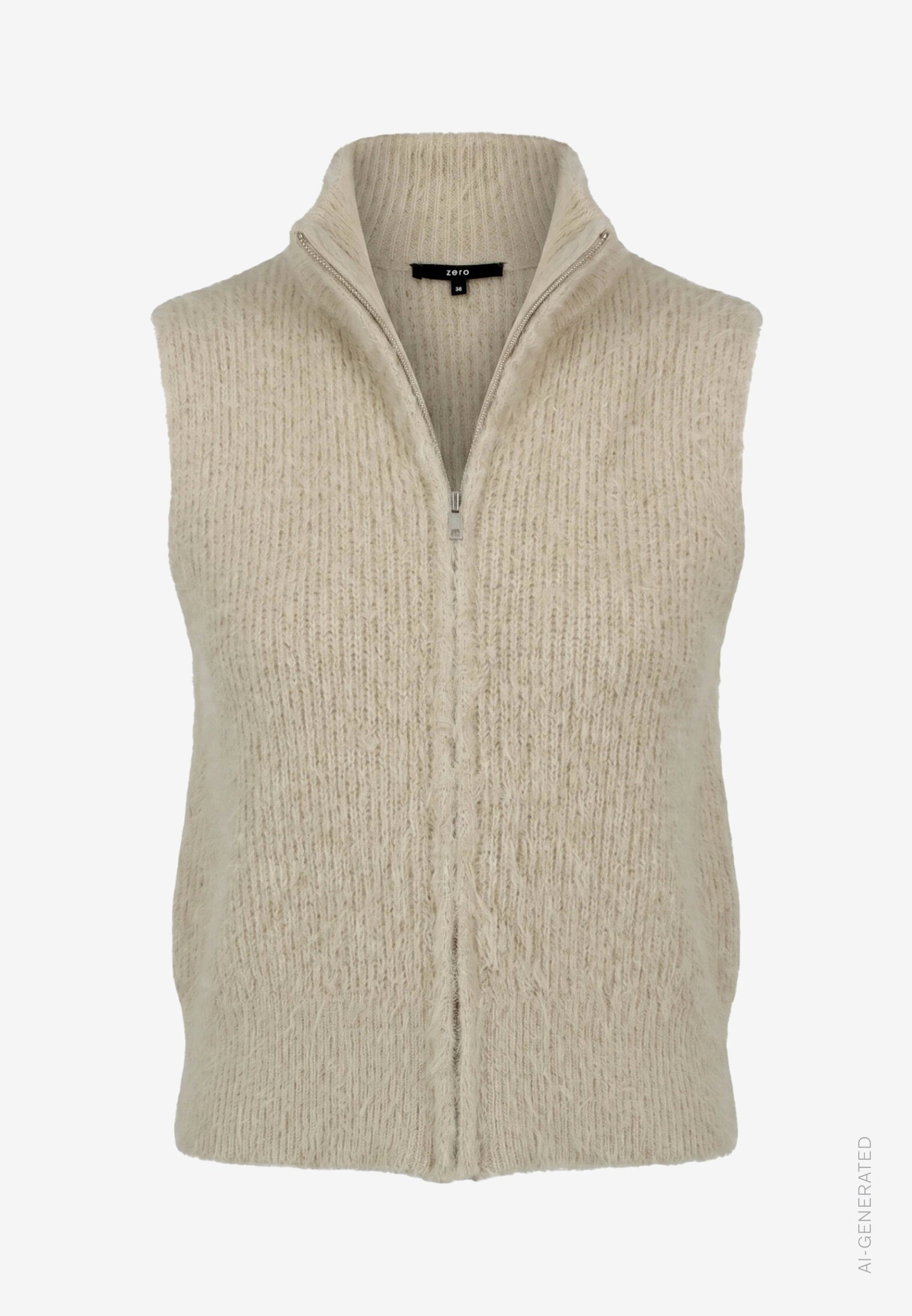 Strickjacke Kurz ohne Arm - 110-10002465