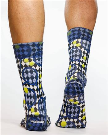 Men Socks BLUE RACKET - 2010-05213-520