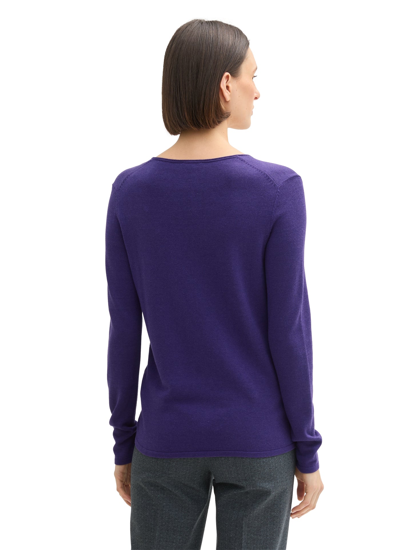 sweater basic v-neck - 1012976