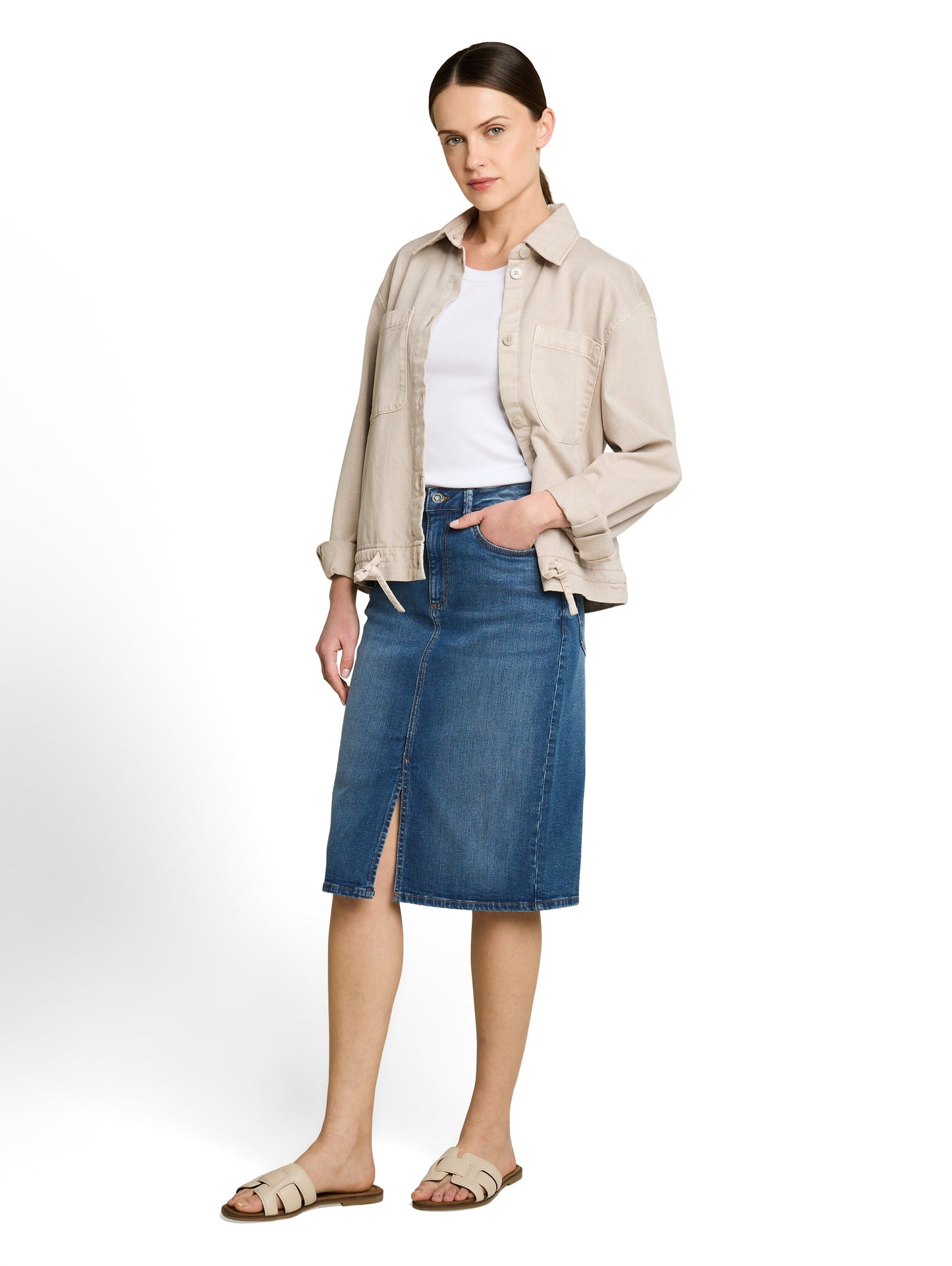 MODERN DENIM SKIRT - 1050527