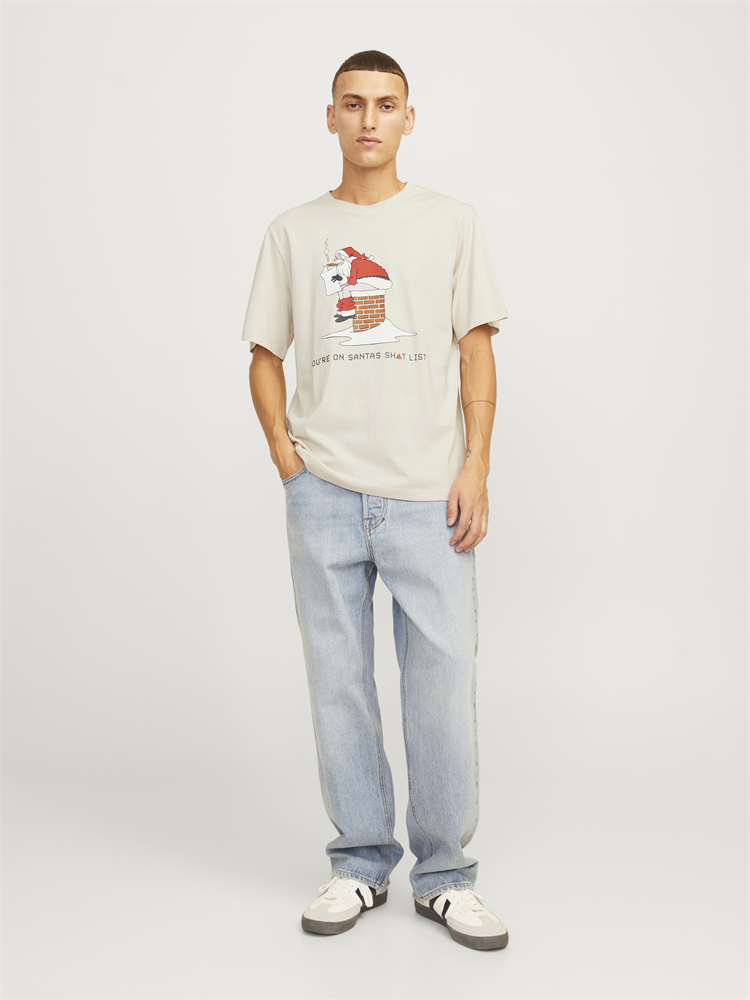 JJXMAS FUNNY TEE SS CREW NECK - 12265357