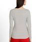 T-Shirt striped boatneck - 1051234