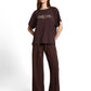 wide leg scuba pants - 1052972