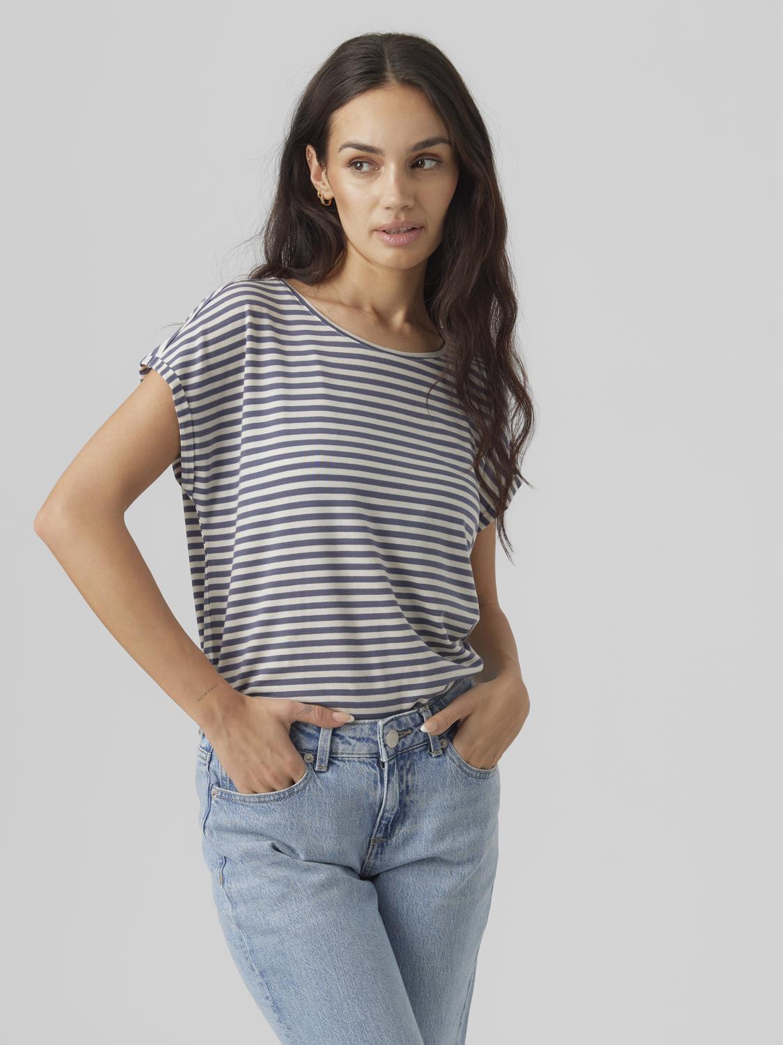 VMAVA SS TOP STRIPE GA JRS  NOOS - 10284469