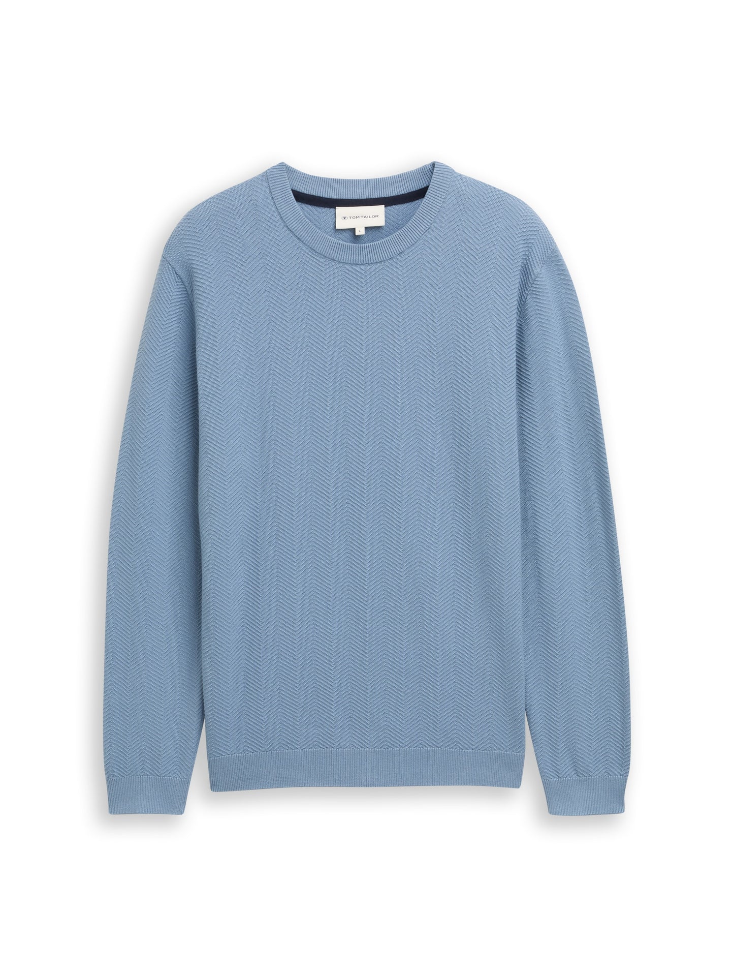 knitted herringbone pullover - 1048720