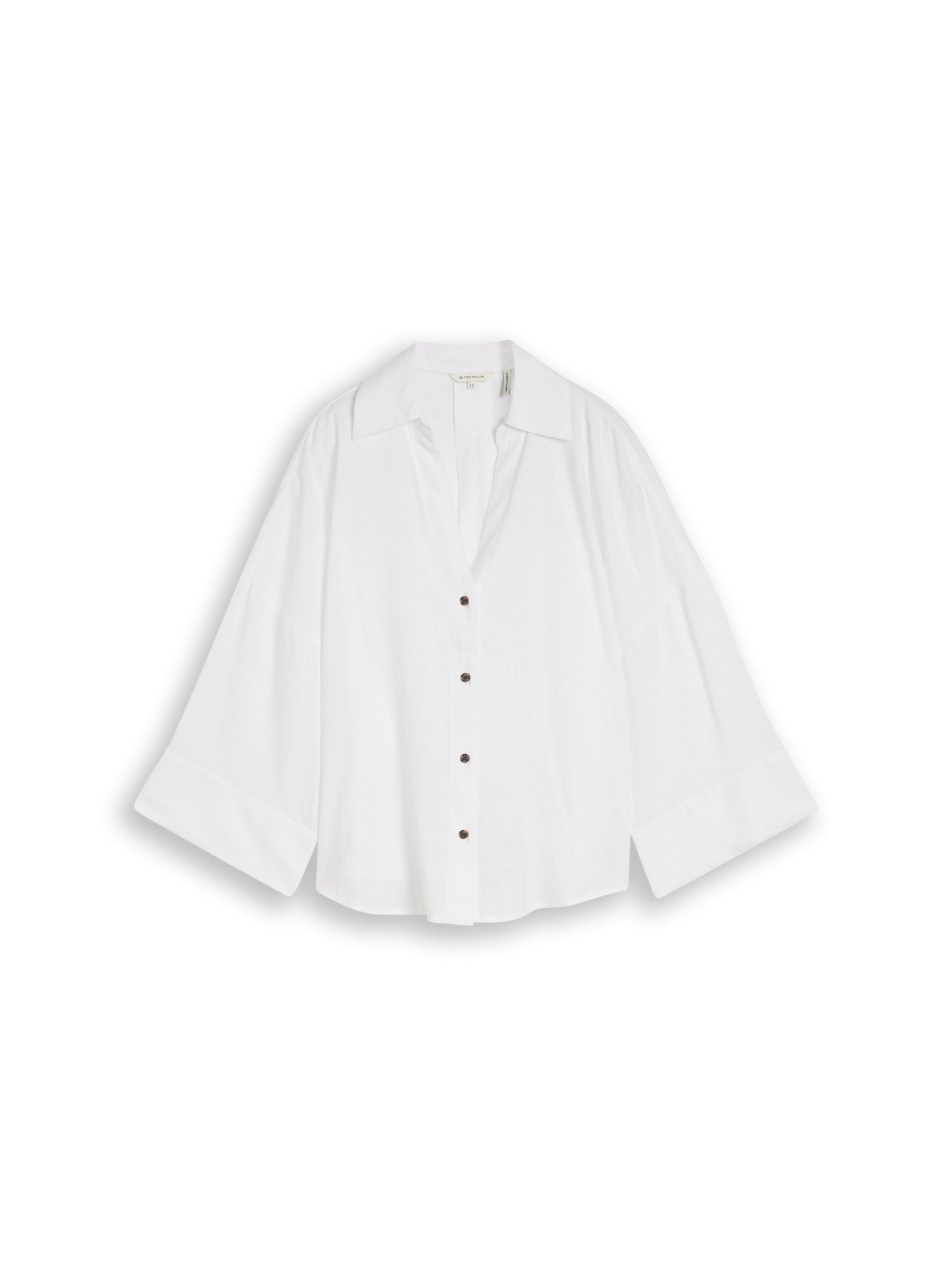 blouse loose fit with linen - 1049825