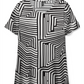 VMEASY JOY S/S TOP WVN GA - 10297345