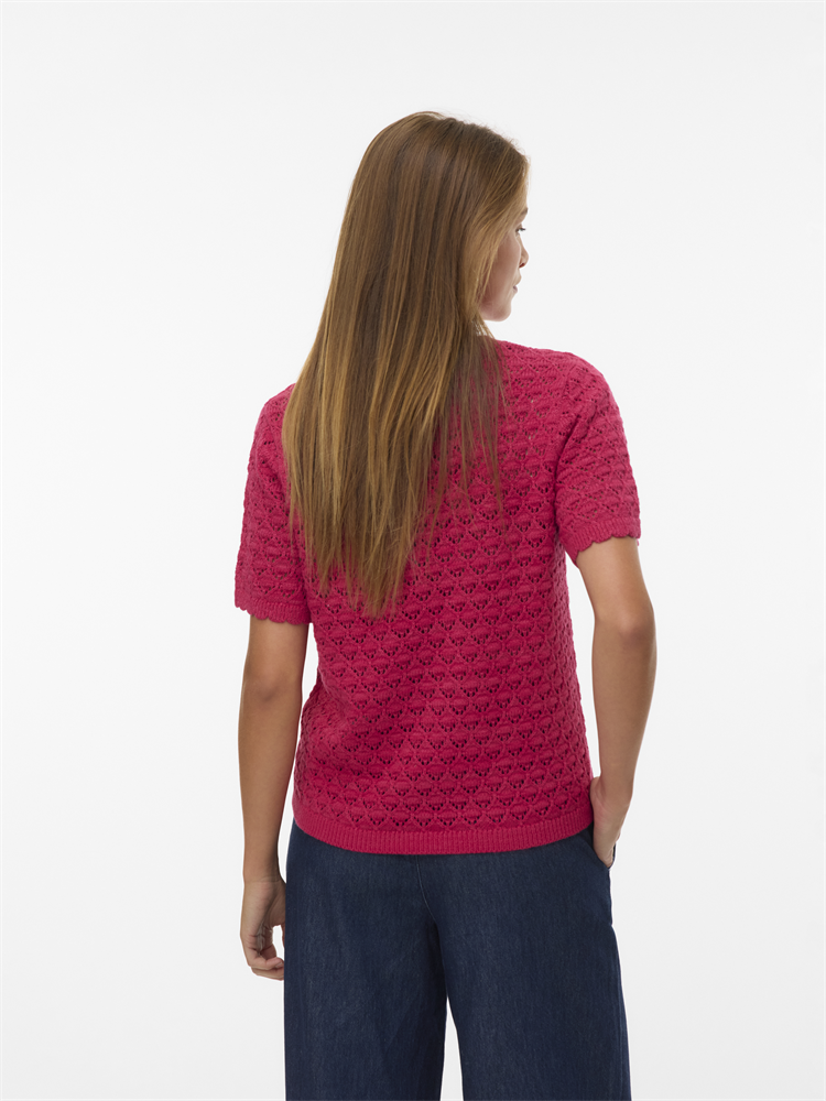 VMJAQUELINE SS O-NECK TOP BOO - 10340106