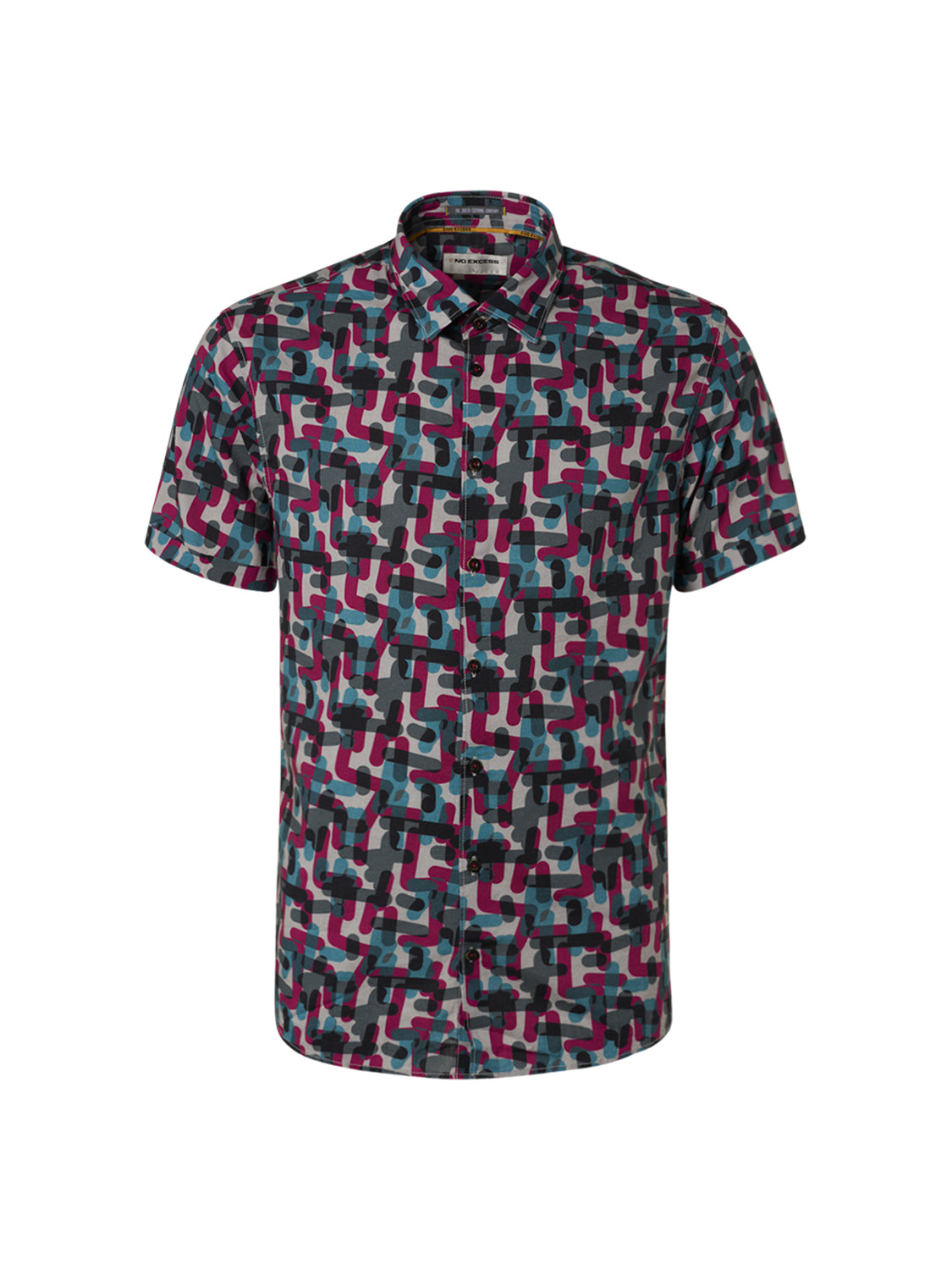 Shirt Short Sleeve Allover Printed - 16460415