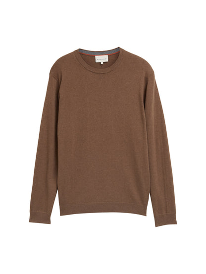 cotton cashmere crewneck knit - 1048015