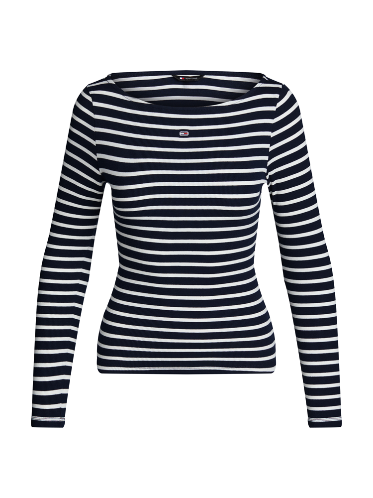 TJW BRETON STRIPE LS - DW0DW19817