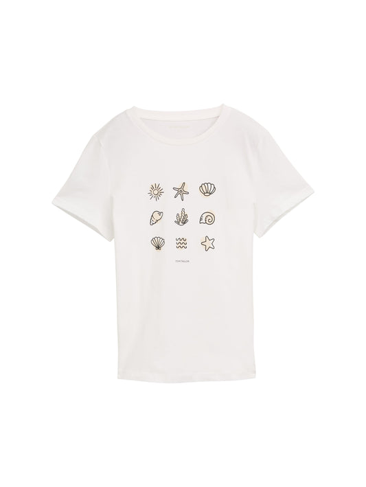 T-shirt basic with print - 1046437