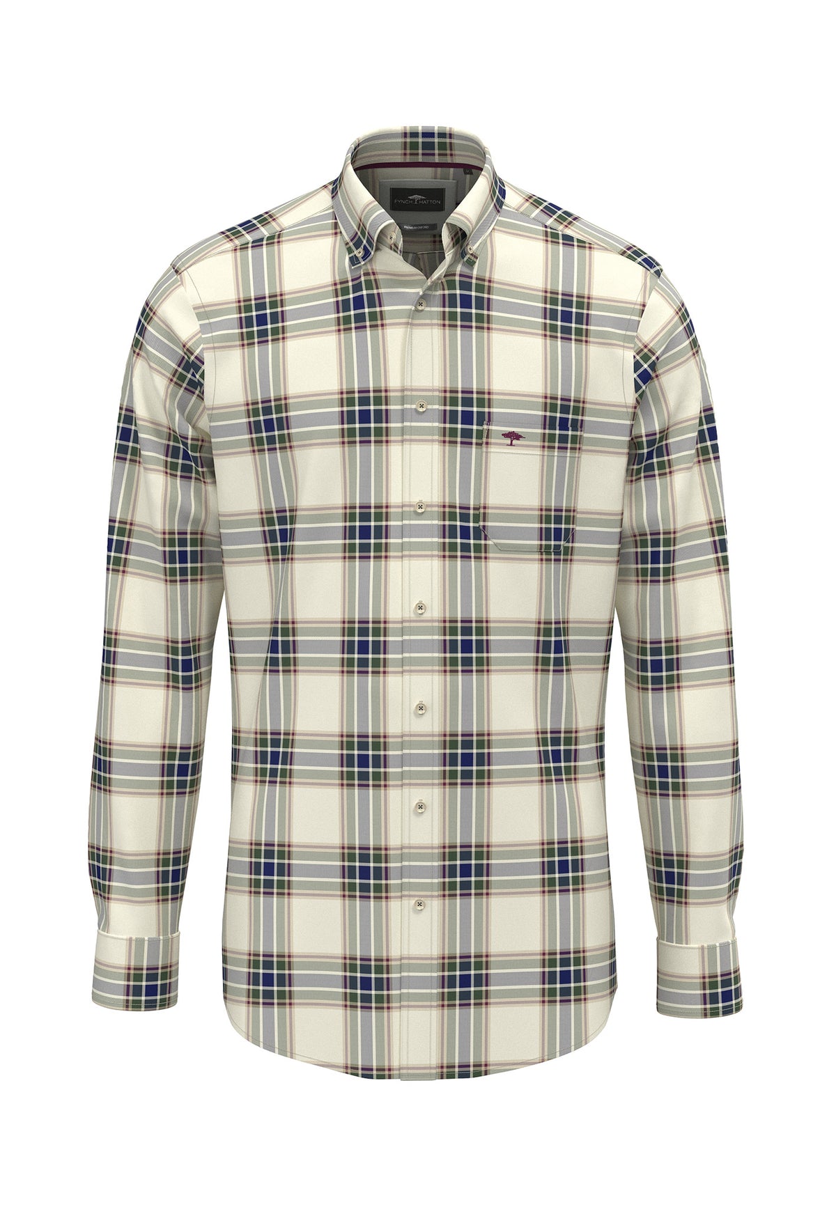 Washed Oxford Check, B.D., 1/1 - 15098850