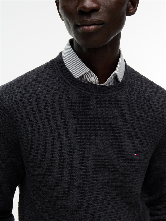 PIMA CTN CASH STRUCTURE CREWNECK - MW0MW44759