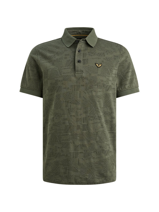 Short sleeve polo jacquard jersey - PPSS2603883
