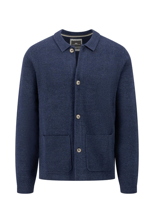 Knit Blazer, Cotton Wool - 1409619