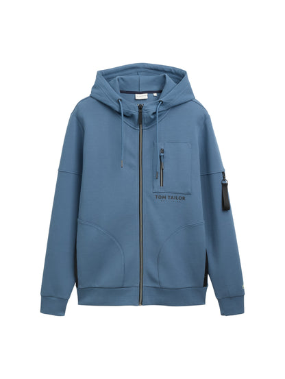 detailed hood jacket - 1045689