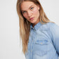 VMMARIA LS DENIM SLIM SHIRT MIX NEW - 10277523