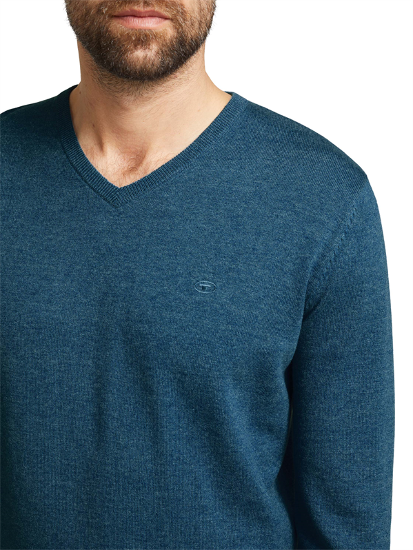 basic v-neck sweater - 1027300