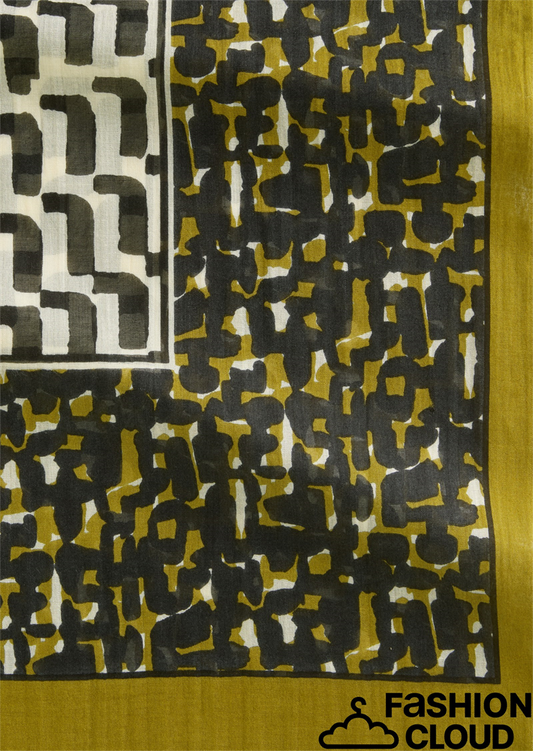 Scarf, woven, cotton-modal, various - 509819502057