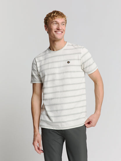 T-Shirt Crewneck Jacquard Stripe - 28350450
