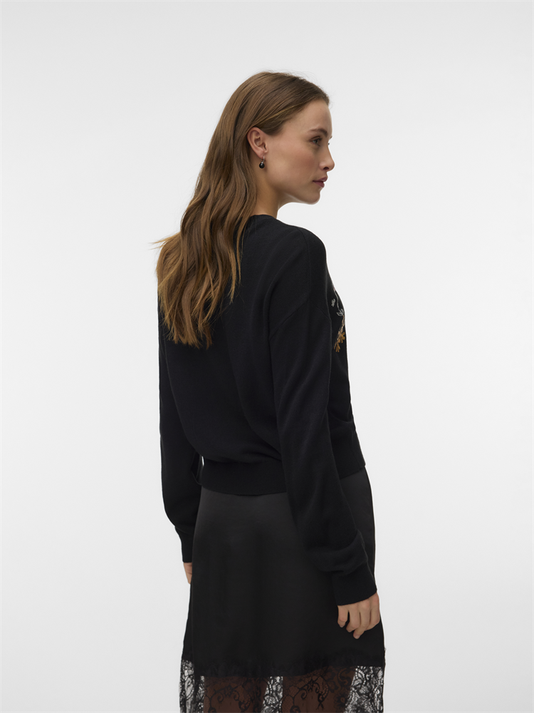 VMNEW GLITTER LS O-NECK PULL. XMAS - 10347076