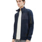 detailed stand-up sweat jacket - 1040922