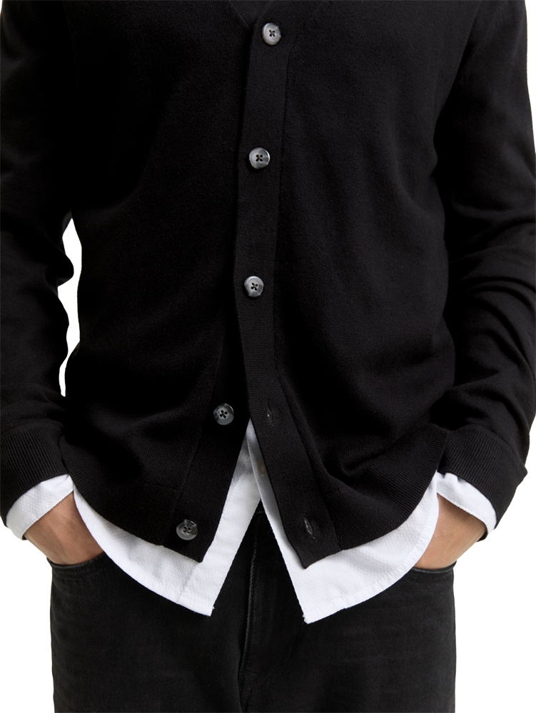 cotton cashmere cardigan - 1048019