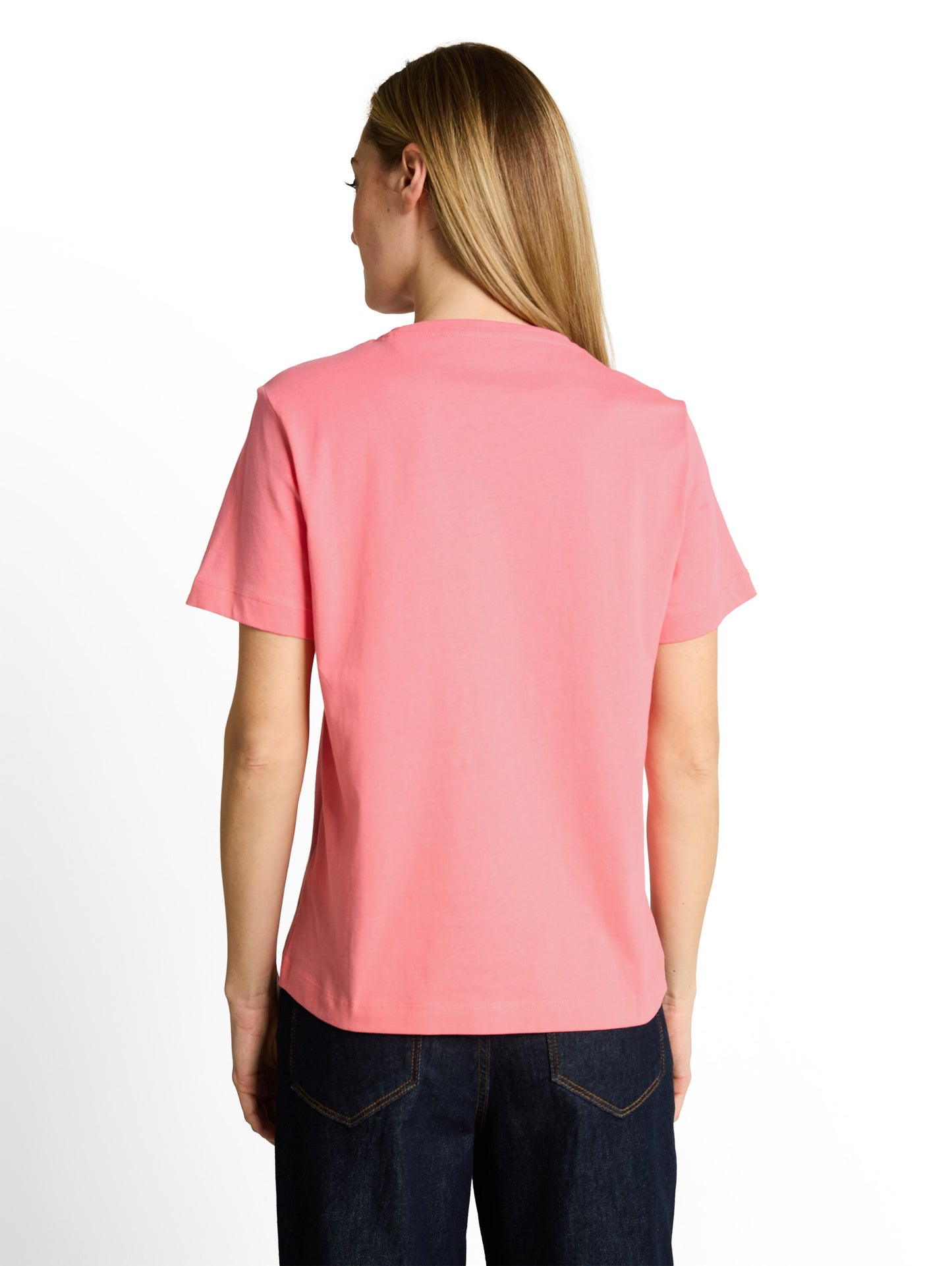 T-shirt basic crew neck print - 1050414