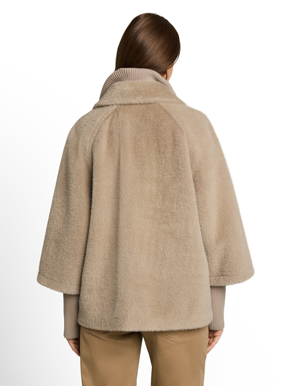 cosy cape jacket - 1051134