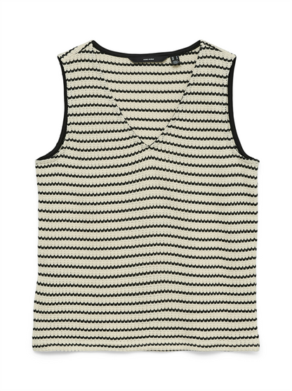 VMOHIA SL V-NECK TOP JRS - 10341559