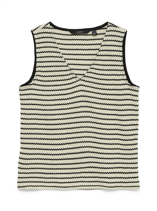 VMOHIA SL V-NECK TOP JRS - 10341559