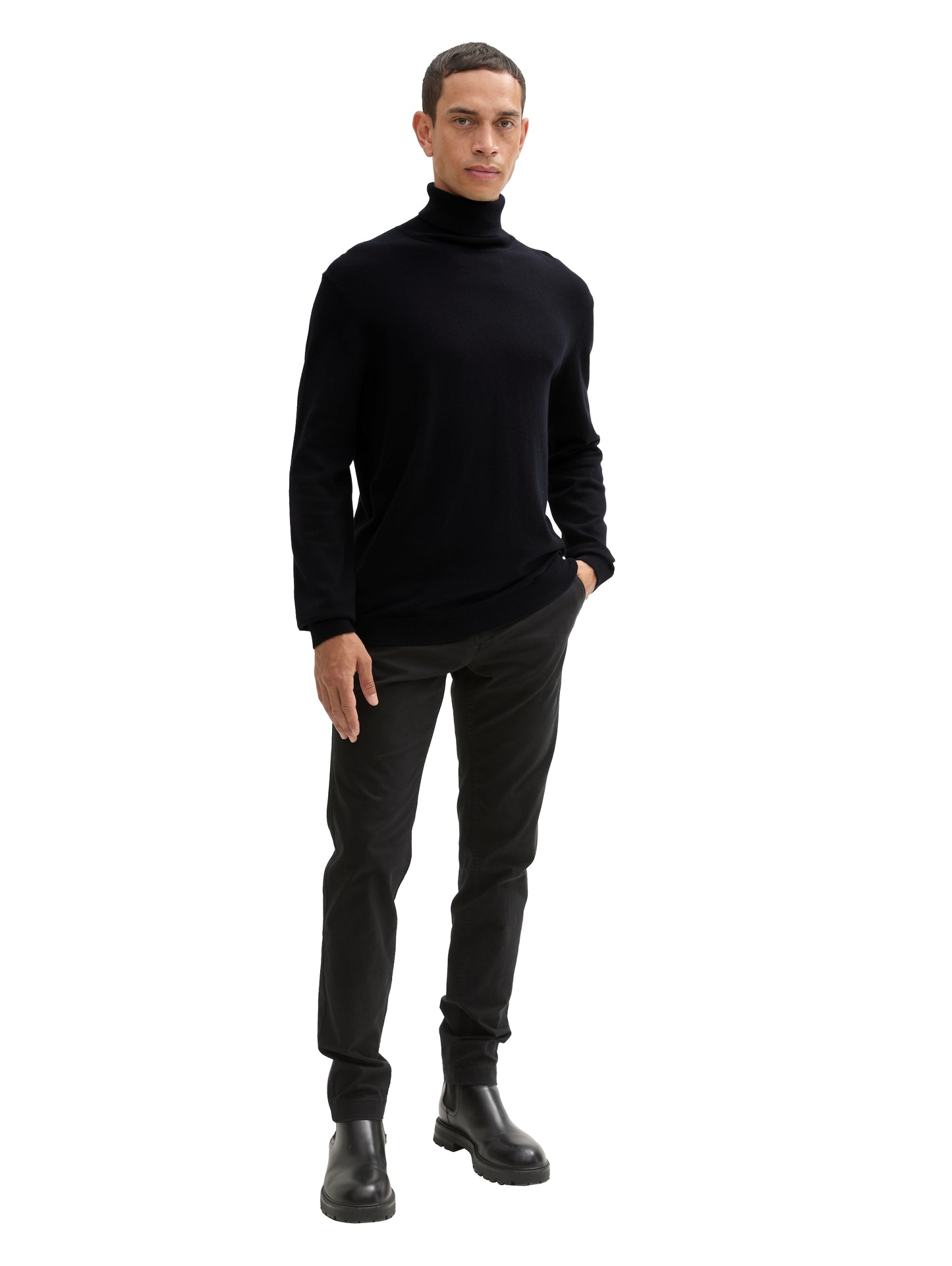 cottoncashmere turtleneck knit - 1043267