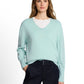 knit cashmere blend v-neck swe - 1053396